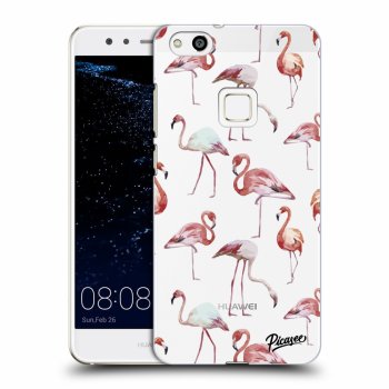 Picasee silikonový průhledný obal pro Huawei P10 Lite - Flamingos