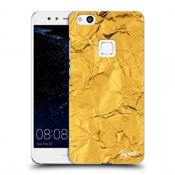 Picasee silikonový průhledný obal pro Huawei P10 Lite - Gold