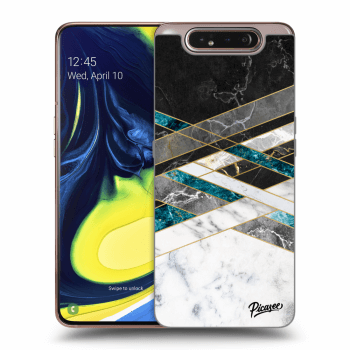 Obal pro Samsung Galaxy A80 A805F - Black & White geometry