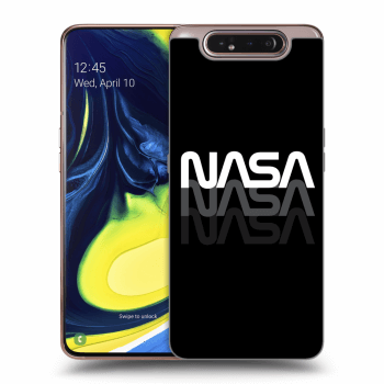 Picasee silikonový průhledný obal pro Samsung Galaxy A80 A805F - NASA Triple