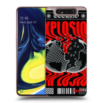 Picasee silikonový průhledný obal pro Samsung Galaxy A80 A805F - EXPLOSION