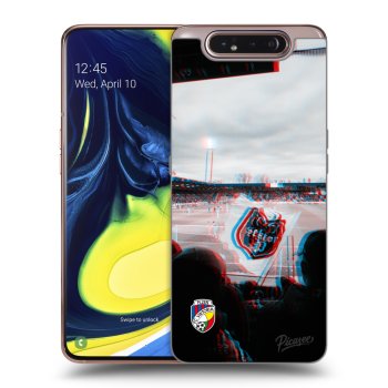 Picasee silikonový průhledný obal pro Samsung Galaxy A80 A805F - FC Viktoria Plzeň B