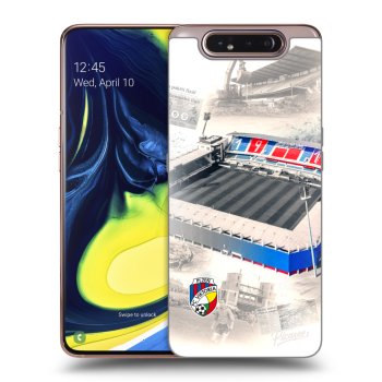 Picasee silikonový průhledný obal pro Samsung Galaxy A80 A805F - FC Viktoria Plzeň G