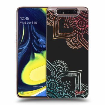 Obal pro Samsung Galaxy A80 A805F - Flowers pattern