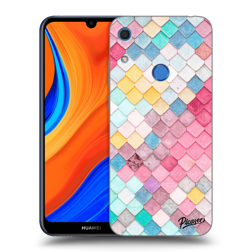 Picasee silikonový průhledný obal pro Huawei Y6S - Colorful roof