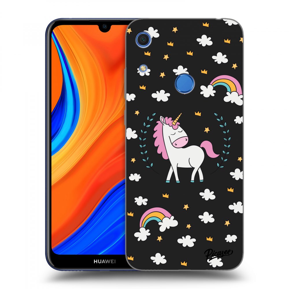 Picasee silikonový černý obal pro Huawei Y6S - Unicorn star heaven