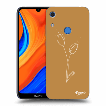 Picasee silikonový průhledný obal pro Huawei Y6S - Tulips