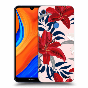 Obal pro Huawei Y6S - Red Lily