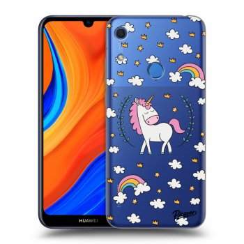 Picasee silikonový průhledný obal pro Huawei Y6S - Unicorn star heaven