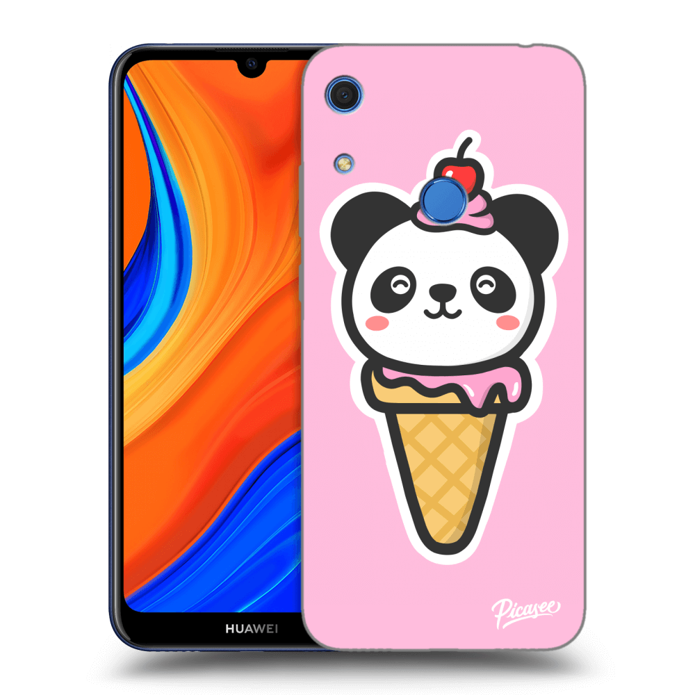 Picasee silikonový průhledný obal pro Huawei Y6S - Ice Cream Panda