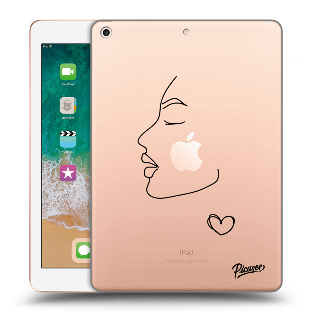 Picasee silikonový průhledný obal pro Apple iPad 9.7" 2018 (6. gen) - Couple girl
