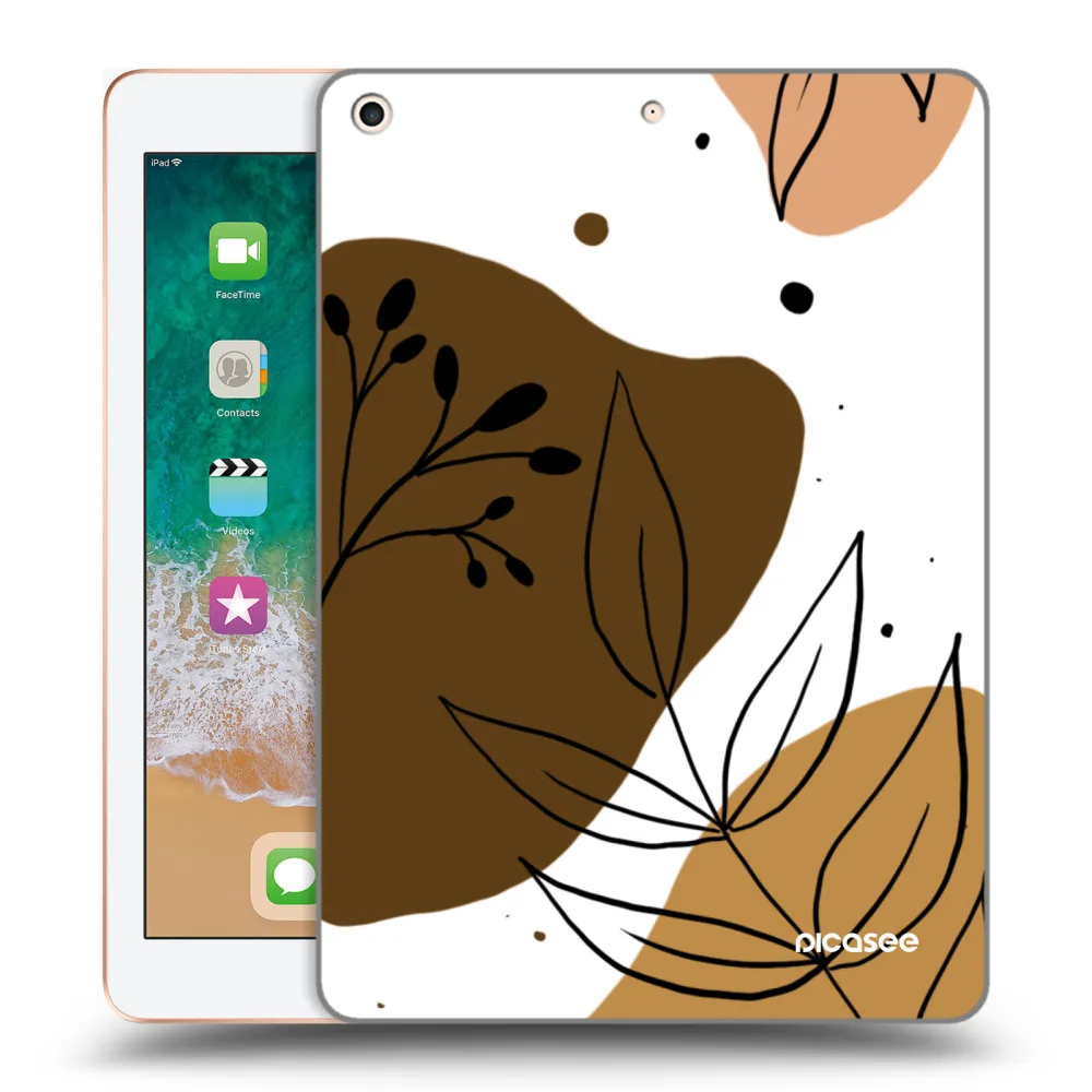 Picasee silikonový průhledný obal pro Apple iPad 9.7" 2018 (6. gen) - Boho style