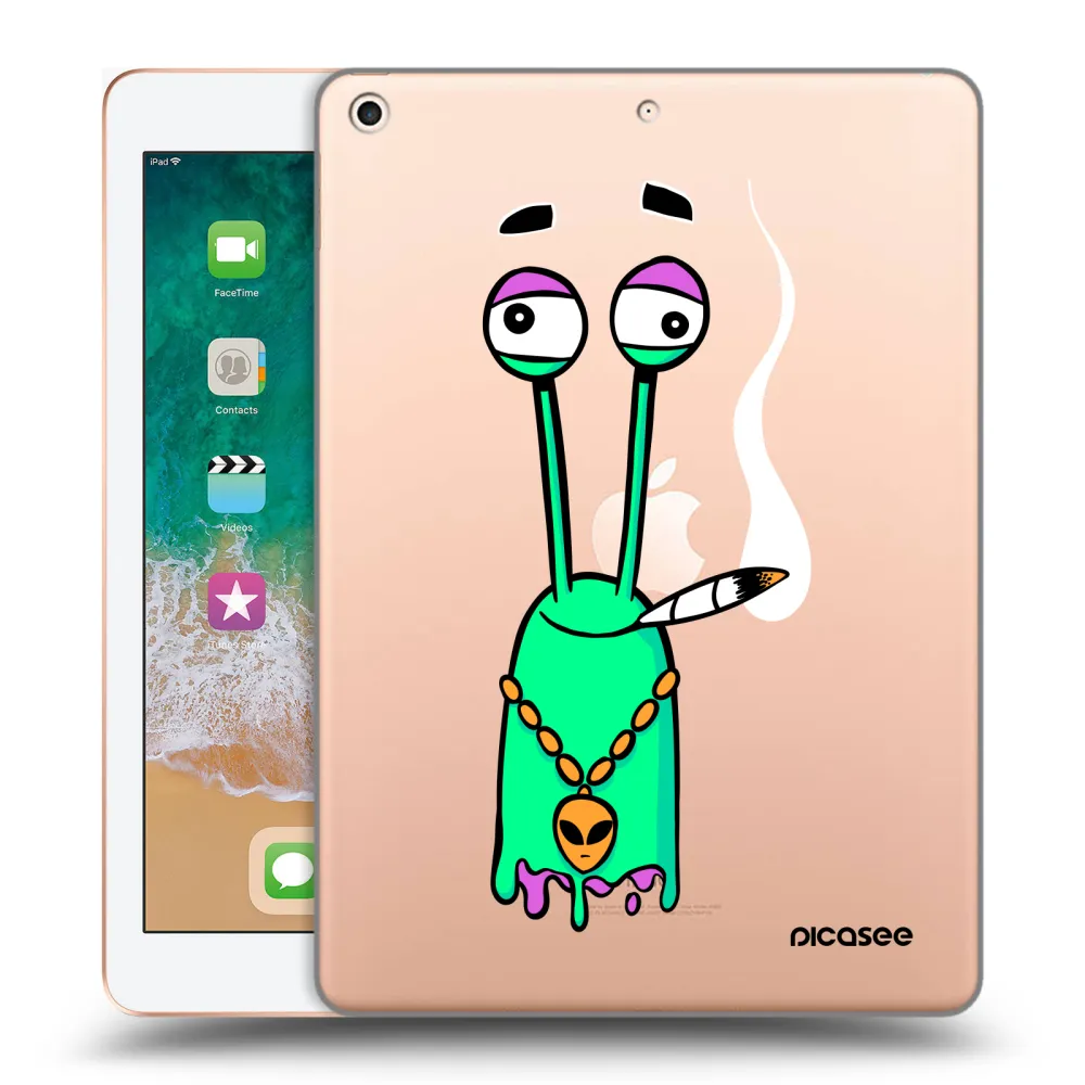 Picasee silikonový průhledný obal pro Apple iPad 9.7" 2018 (6. gen) - Earth - Sám doma