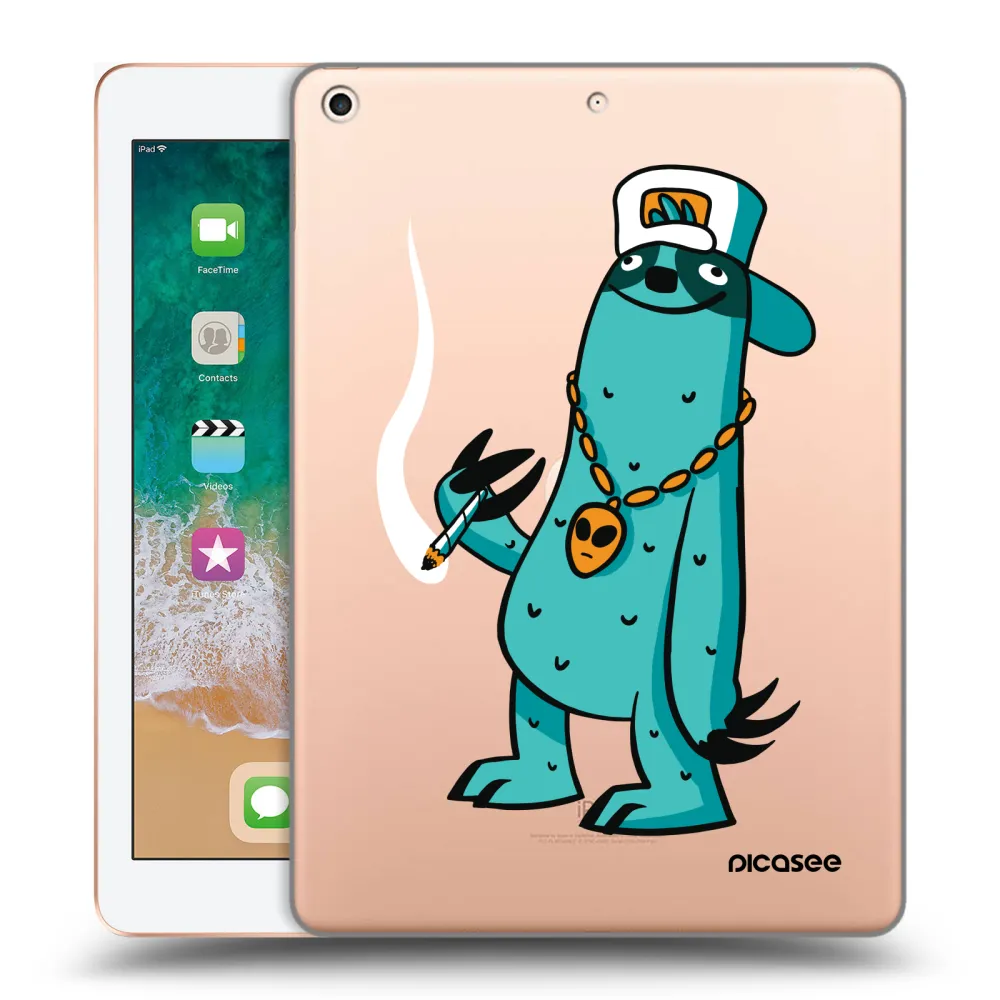Picasee silikonový průhledný obal pro Apple iPad 9.7" 2018 (6. gen) - Earth - Je mi fajn