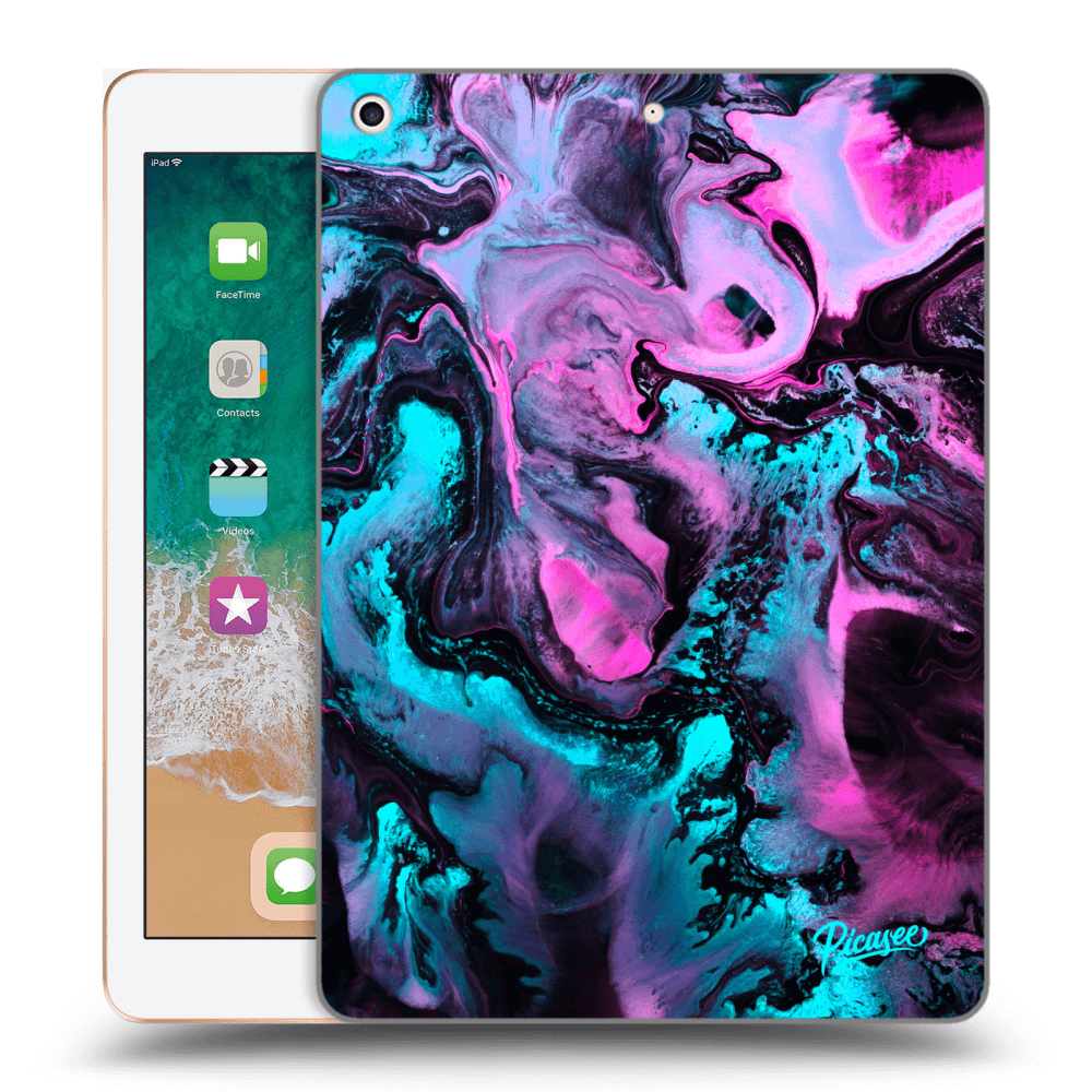 Picasee silikonový černý obal pro Apple iPad 9.7" 2018 (6. gen) - Lean