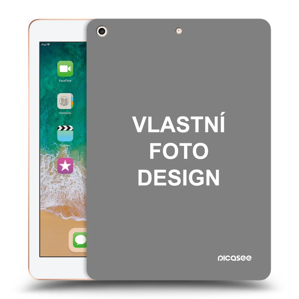 Silikonový průhledný obal pro Apple iPad 9.7" 2018 (6. gen) - Vlastní fotka/motiv