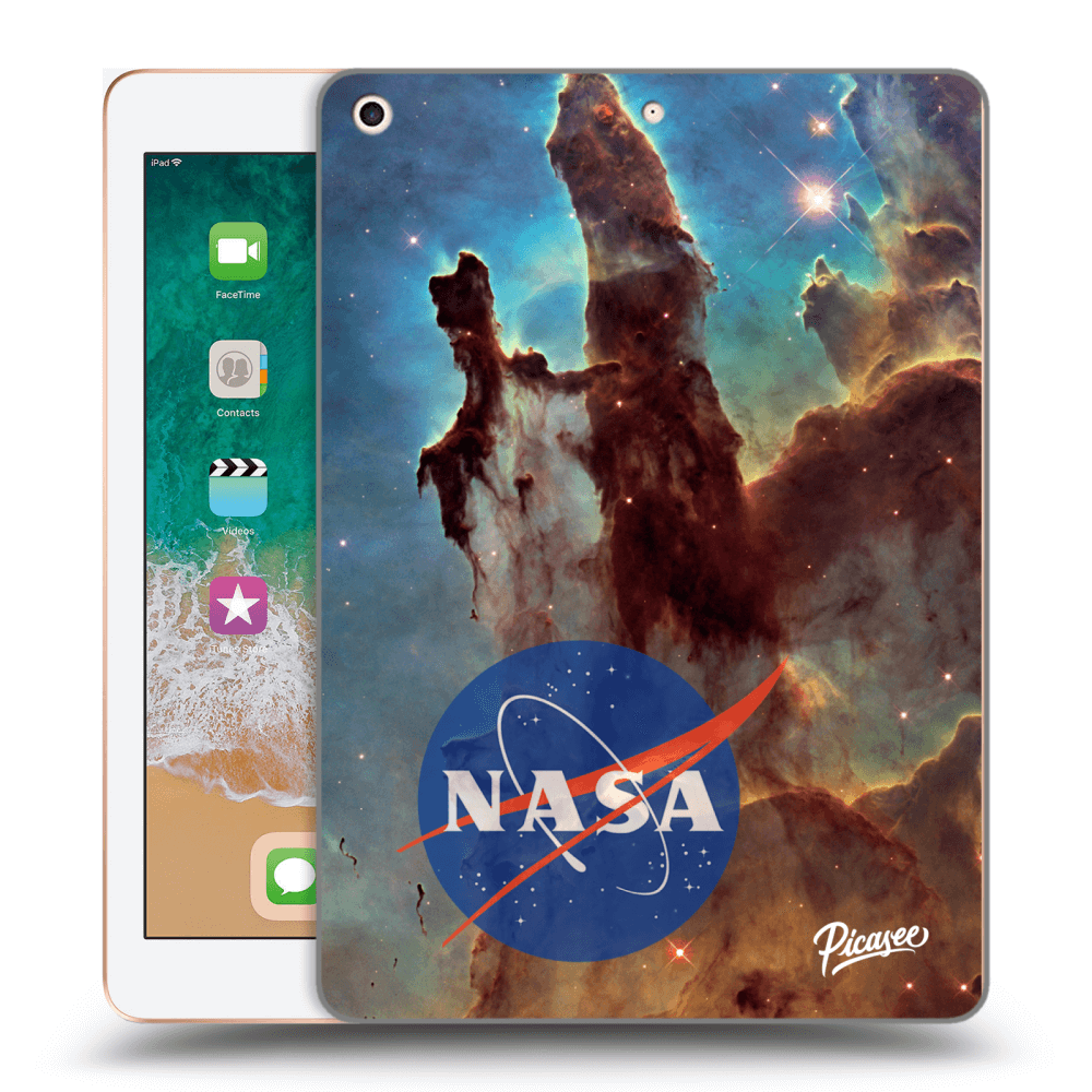 Picasee silikonový průhledný obal pro Apple iPad 9.7" 2018 (6. gen) - Eagle Nebula