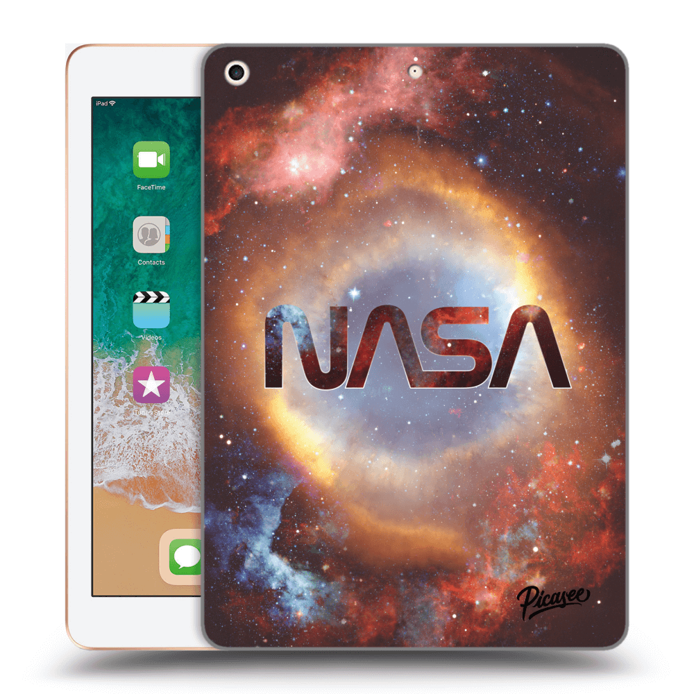 Picasee silikonový průhledný obal pro Apple iPad 9.7" 2018 (6. gen) - Nebula