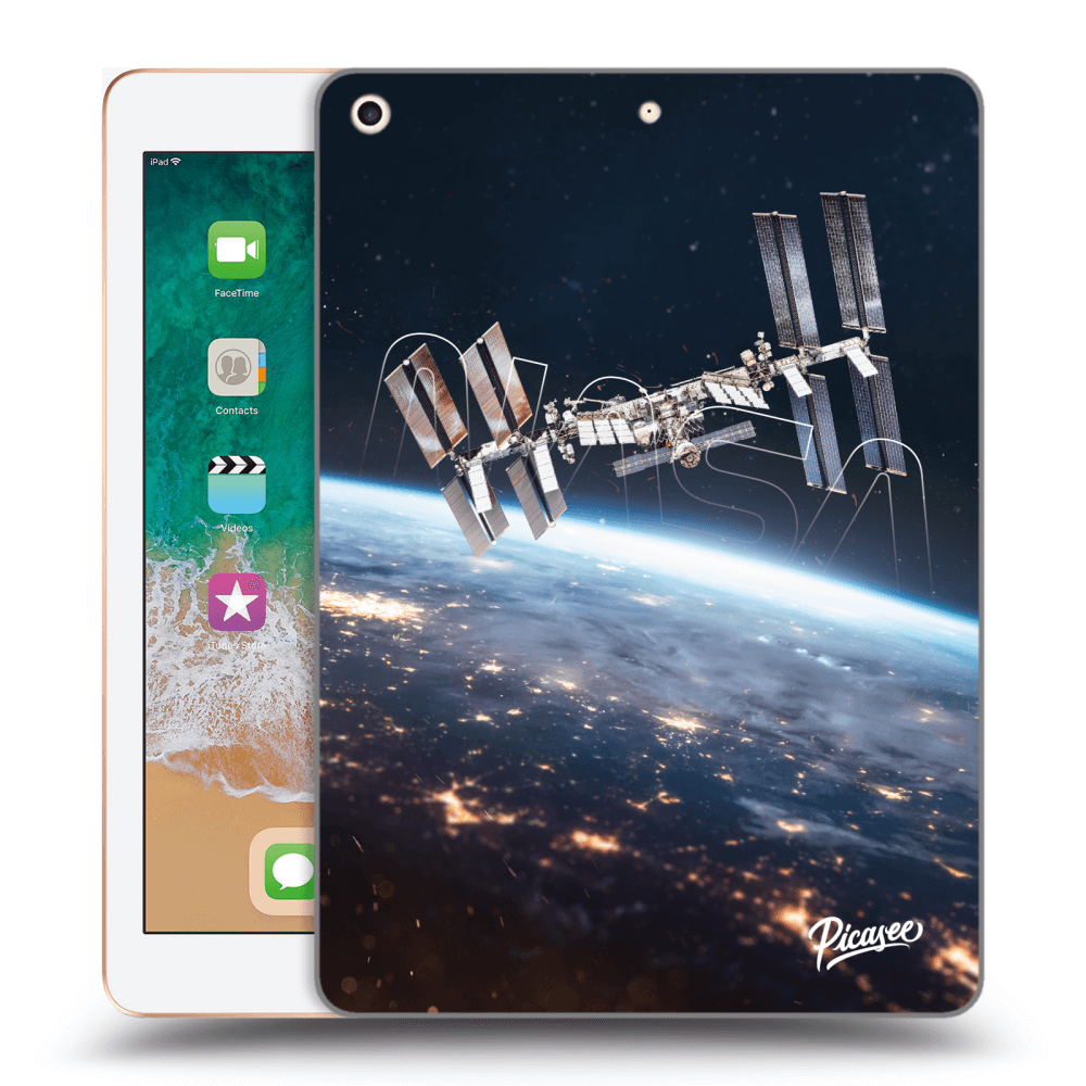 Picasee silikonový průhledný obal pro Apple iPad 9.7" 2018 (6. gen) - Station