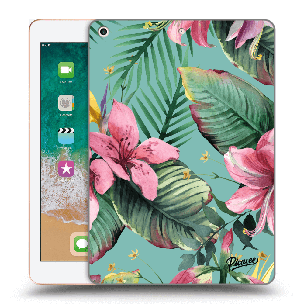 Picasee silikonový průhledný obal pro Apple iPad 9.7" 2018 (6. gen) - Hawaii