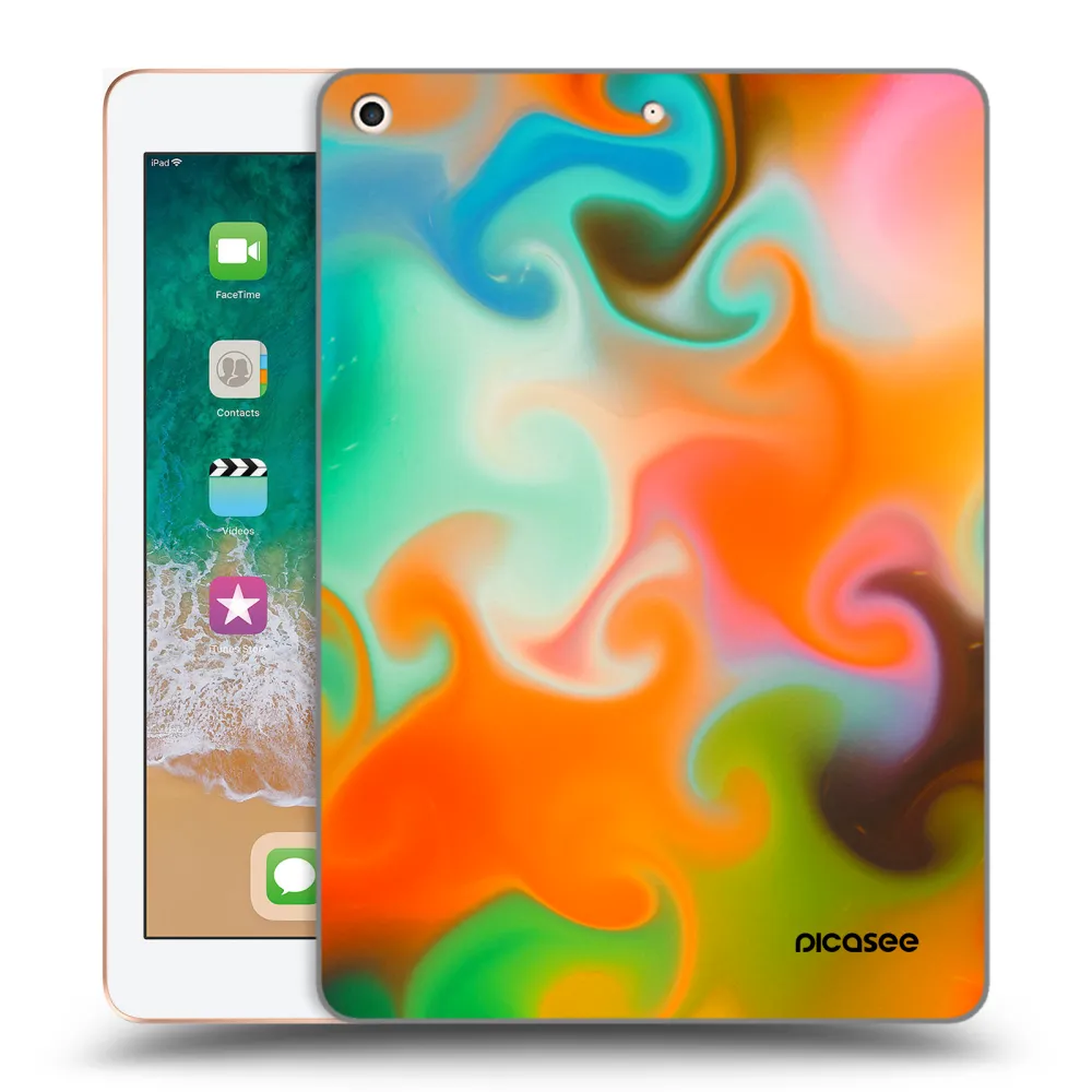 Picasee silikonový průhledný obal pro Apple iPad 9.7" 2018 (6. gen) - Juice