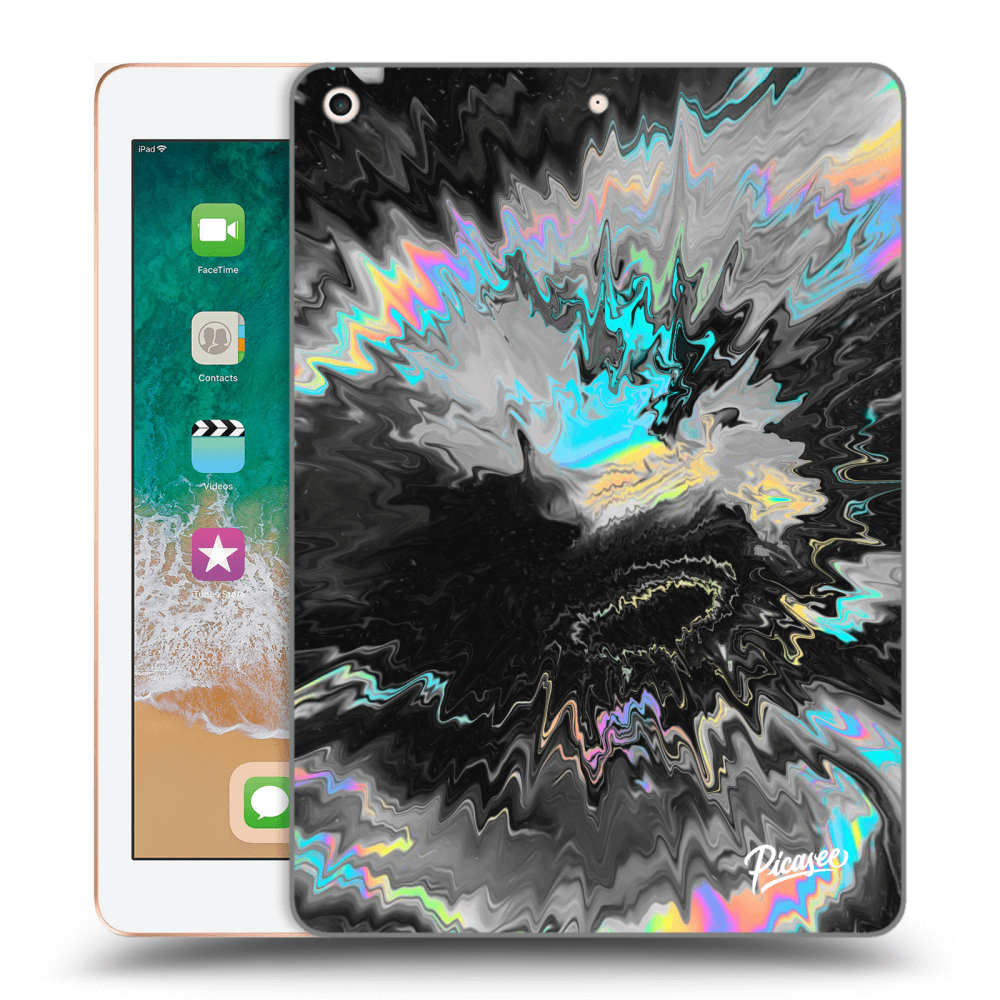 Picasee silikonový průhledný obal pro Apple iPad 9.7" 2018 (6. gen) - Magnetic