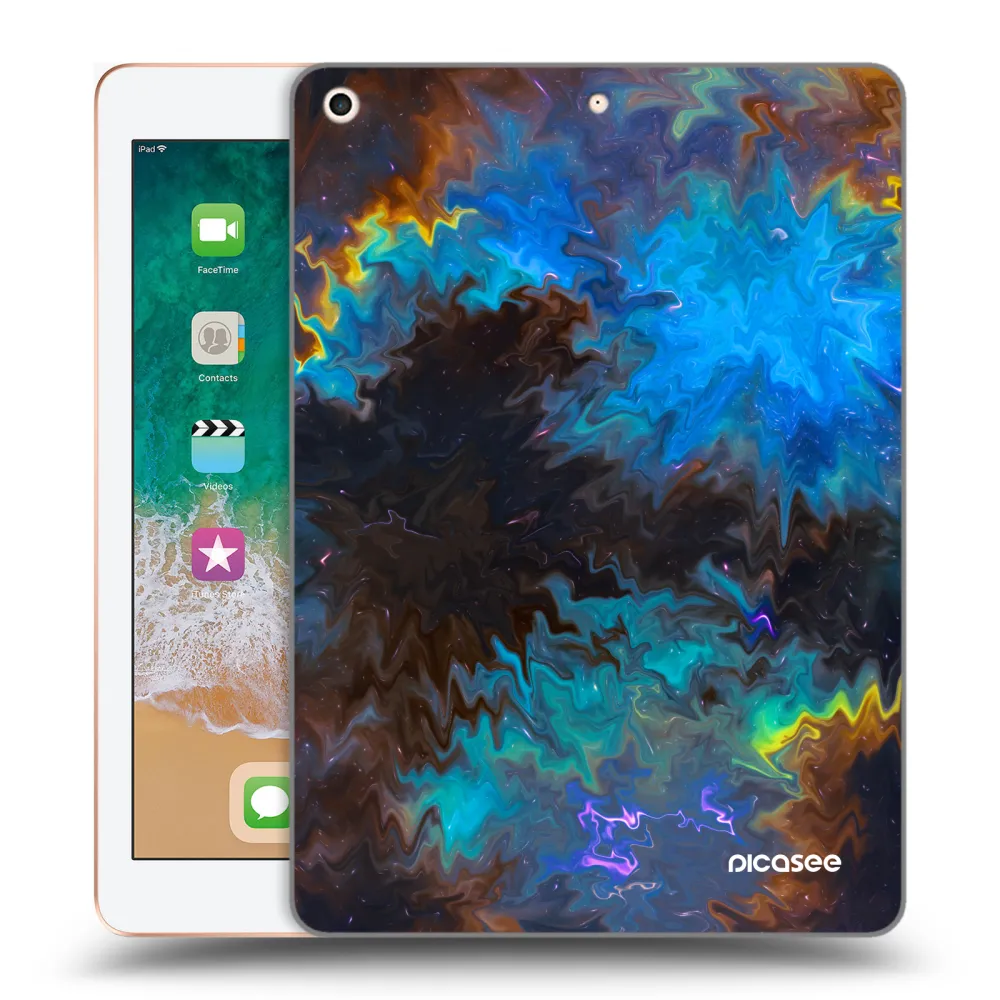 Picasee silikonový průhledný obal pro Apple iPad 9.7" 2018 (6. gen) - Space