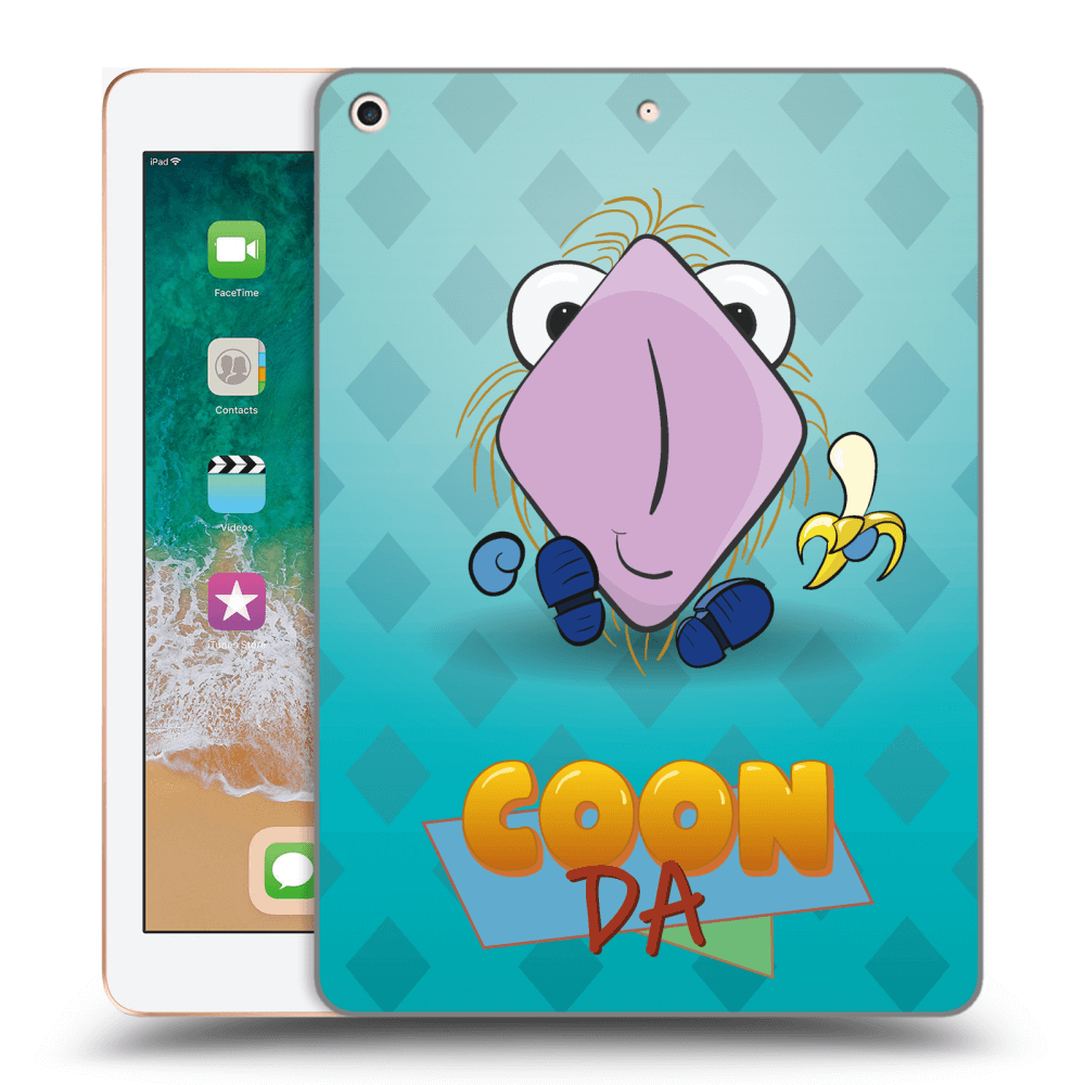Picasee silikonový průhledný obal pro Apple iPad 9.7" 2018 (6. gen) - COONDA chlupatka světlá