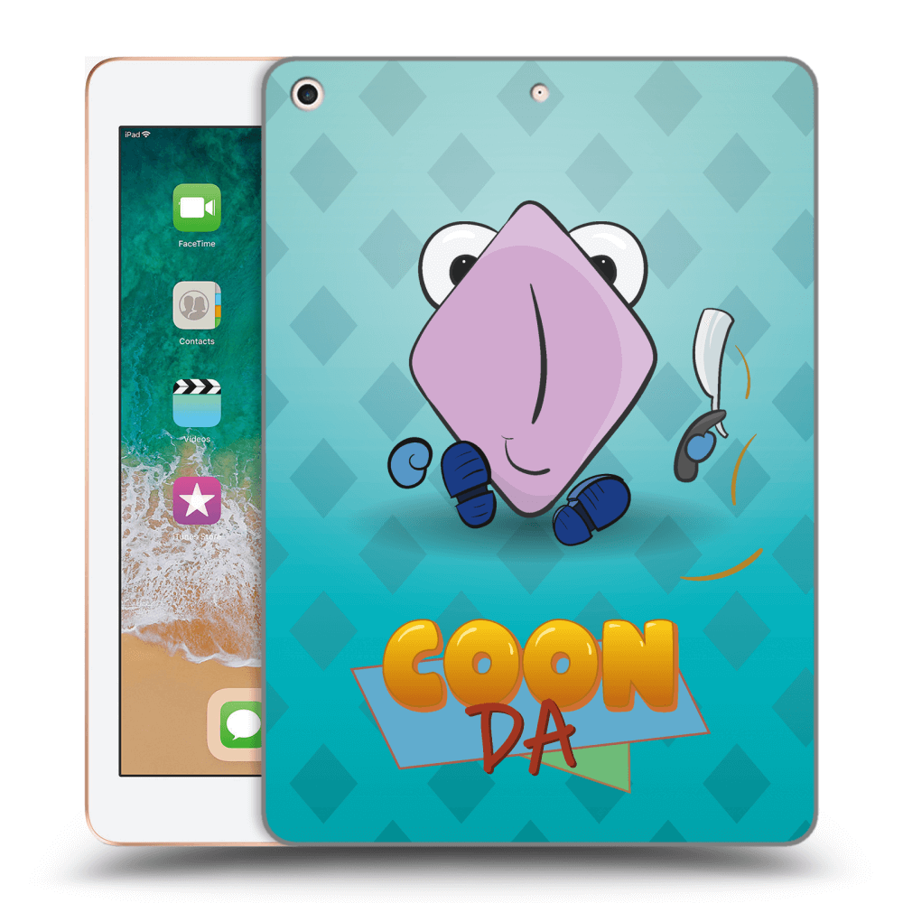 Picasee silikonový průhledný obal pro Apple iPad 9.7" 2018 (6. gen) - COONDA holátko - světlá