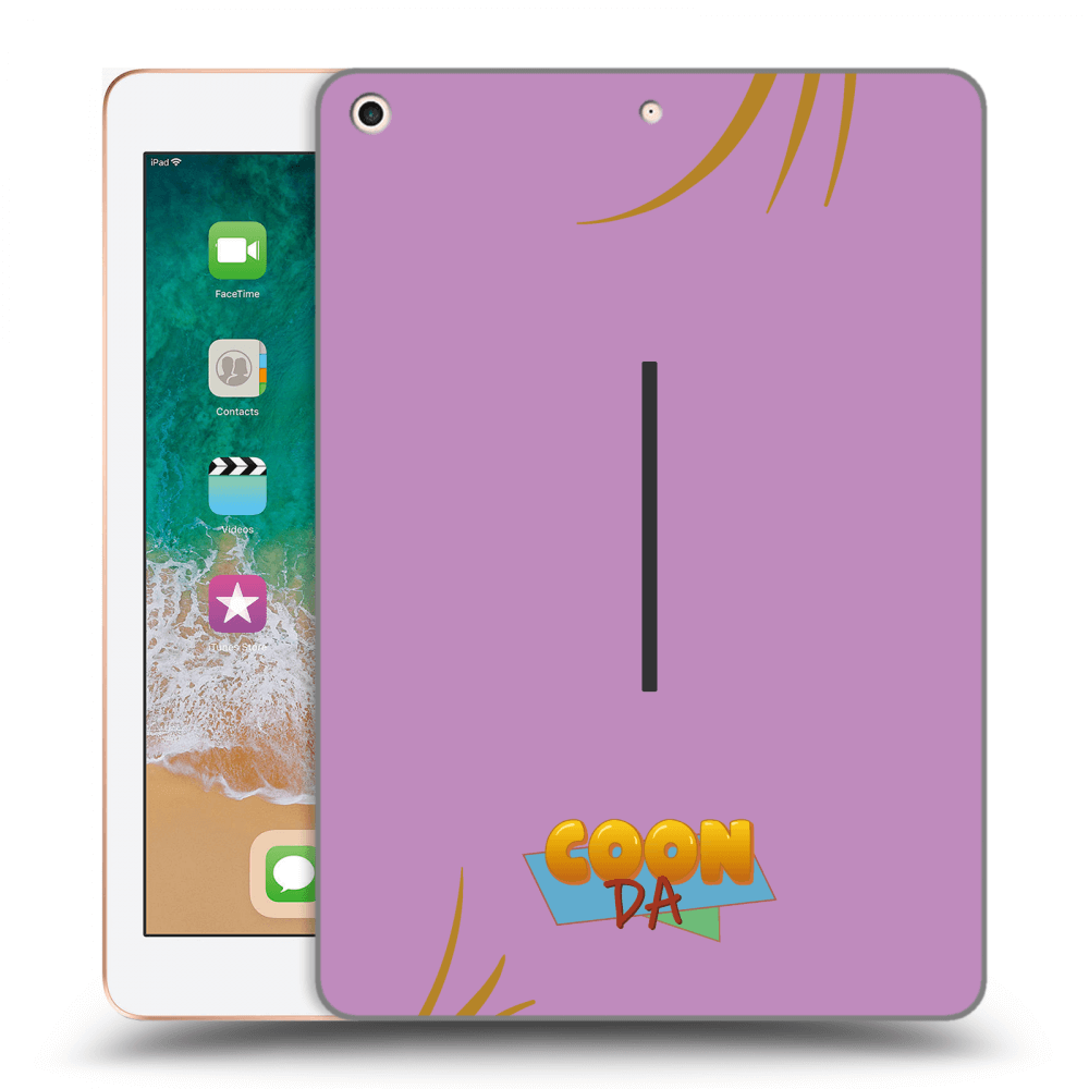 Picasee silikonový průhledný obal pro Apple iPad 9.7" 2018 (6. gen) - COONDA růžovka