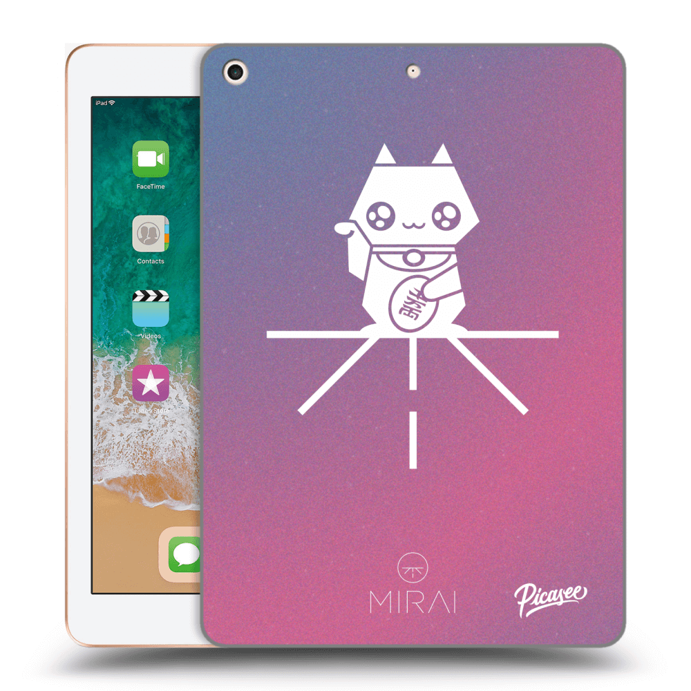 Picasee silikonový průhledný obal pro Apple iPad 9.7" 2018 (6. gen) - Mirai - Maneki Neko