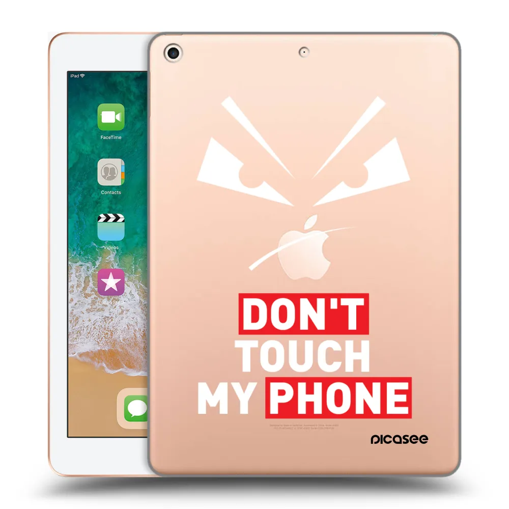 Picasee silikonový průhledný obal pro Apple iPad 9.7" 2018 (6. gen) - Evil Eye - Transparent