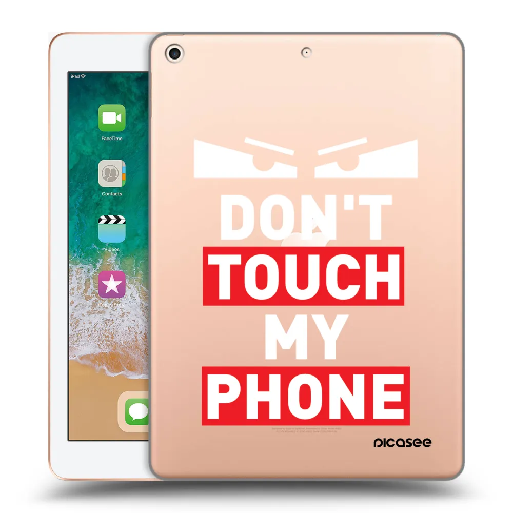 Picasee silikonový průhledný obal pro Apple iPad 9.7" 2018 (6. gen) - Shadow Eye - Transparent