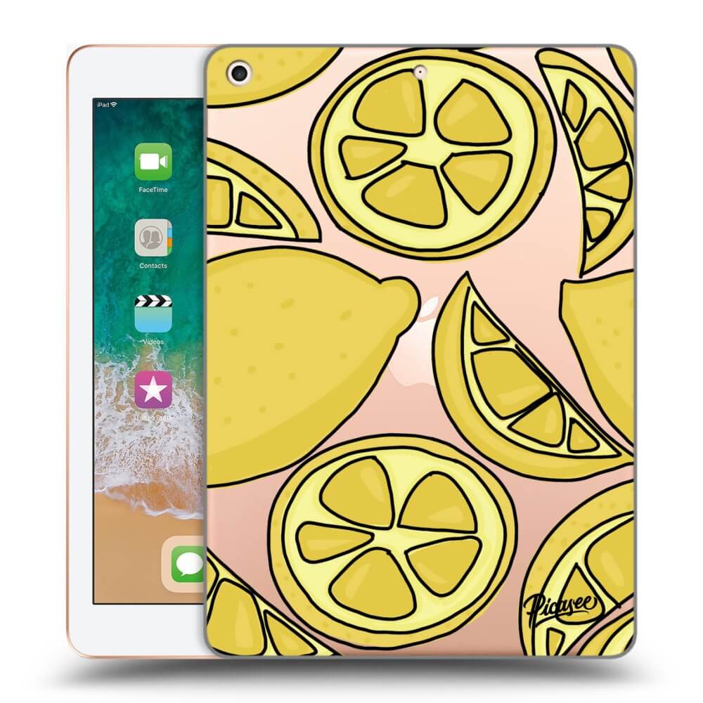 Picasee silikonový průhledný obal pro Apple iPad 9.7" 2018 (6. gen) - Lemon