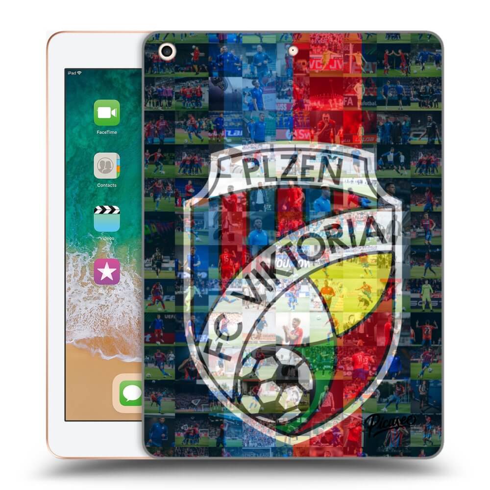 Picasee silikonový průhledný obal pro Apple iPad 9.7" 2018 (6. gen) - FC Viktoria Plzeň A