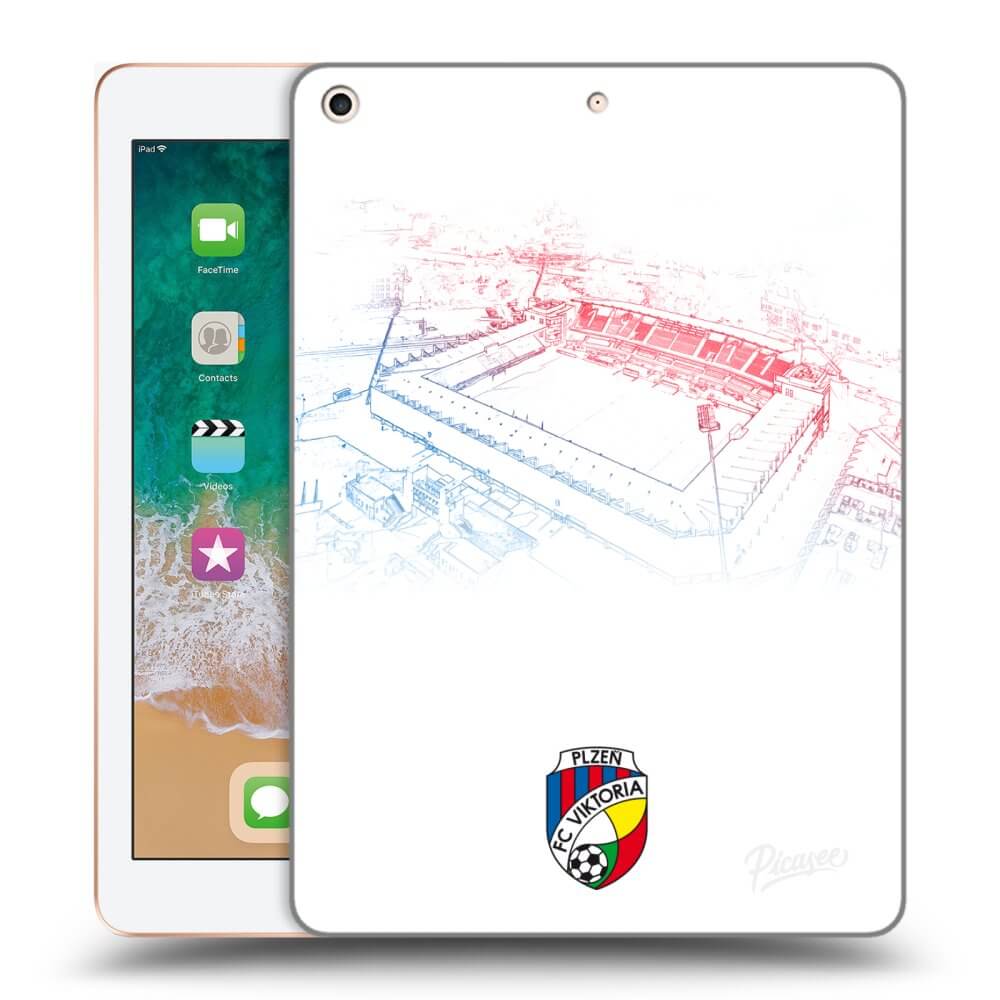 Picasee silikonový průhledný obal pro Apple iPad 9.7" 2018 (6. gen) - FC Viktoria Plzeň C