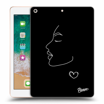 Picasee silikonový černý obal pro Apple iPad 9.7" 2018 (6. gen) - Couple girl White