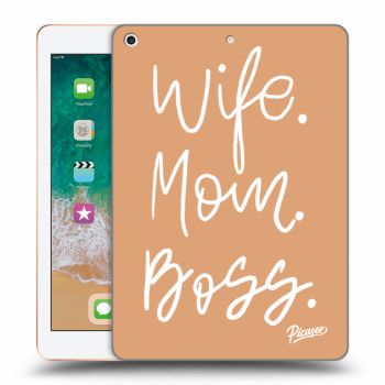 Picasee silikonový průhledný obal pro Apple iPad 9.7" 2018 (6. gen) - Boss Mama