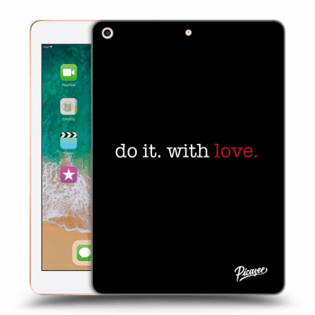 Picasee silikonový černý obal pro Apple iPad 9.7" 2018 (6. gen) - Do it. With love.