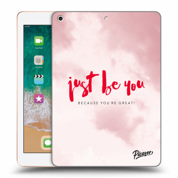 Picasee silikonový černý obal pro Apple iPad 9.7" 2018 (6. gen) - Just be you