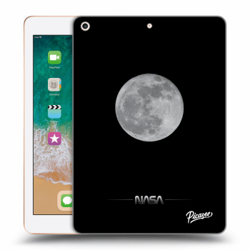 Picasee silikonový černý obal pro Apple iPad 9.7" 2018 (6. gen) - Moon Minimal