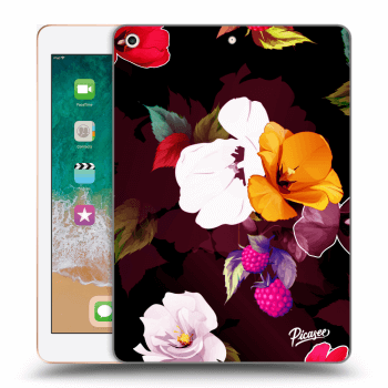 Picasee silikonový průhledný obal pro Apple iPad 9.7" 2018 (6. gen) - Flowers and Berries