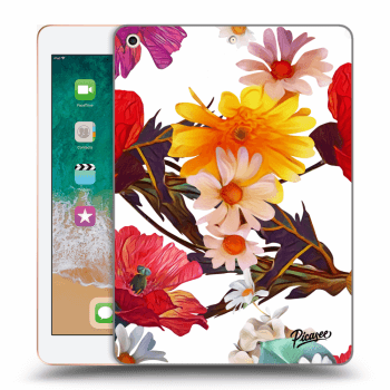 Picasee silikonový průhledný obal pro Apple iPad 9.7" 2018 (6. gen) - Meadow