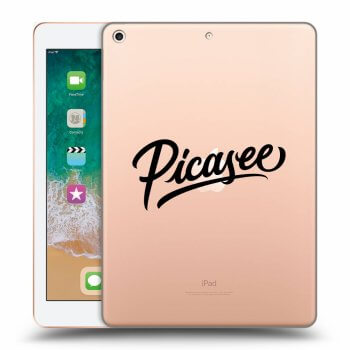 Picasee silikonový průhledný obal pro Apple iPad 9.7" 2018 (6. gen) - Picasee - black
