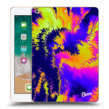 Picasee silikonový průhledný obal pro Apple iPad 9.7" 2018 (6. gen) - Burn