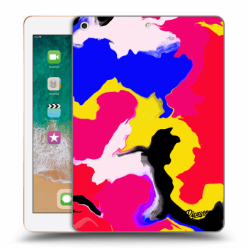 Picasee silikonový průhledný obal pro Apple iPad 9.7" 2018 (6. gen) - Watercolor