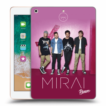 Picasee silikonový průhledný obal pro Apple iPad 9.7" 2018 (6. gen) - Mirai - Pink