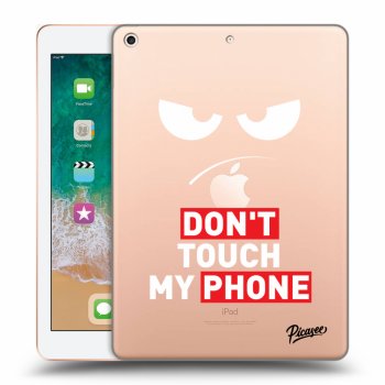 Obal pro Apple iPad 9.7" 2018 (6. gen) - Angry Eyes - Transparent