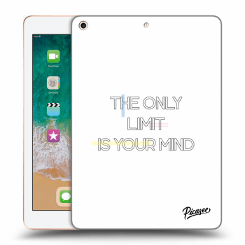 Picasee silikonový černý obal pro Apple iPad 9.7" 2018 (6. gen) - The only limit is your mind