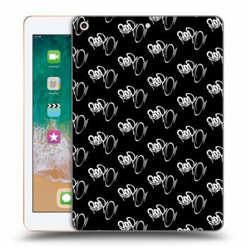Picasee silikonový černý obal pro Apple iPad 9.7" 2018 (6. gen) - Separ - White On Black